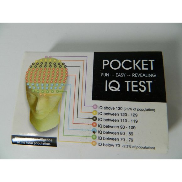 Pocket IQ Test...By Dynamo House, Great Party Favor Game Information Smart Intel - Picture 4 of 8